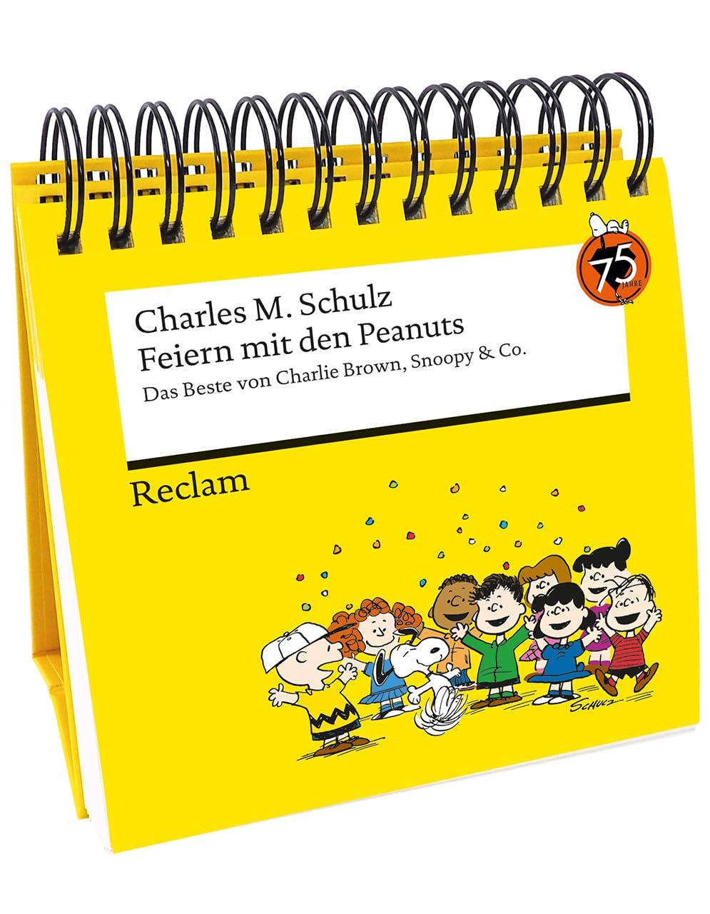 Feiern mit den Peanuts. Das Beste von Charlie Brown, Snoopy & Co.: Hochwertiger Spiralaufsteller mit den besten Comics und Weisheiten der Peanuts