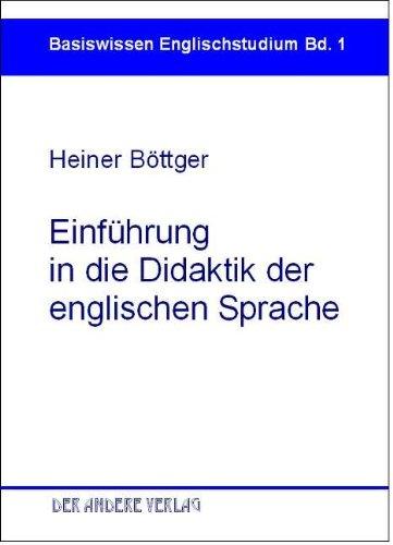 Einführung in die Didaktik der englischen Sprache