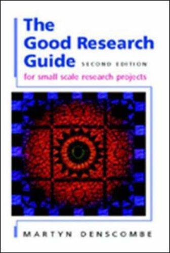 The Good Research Guide. For Small-Scale Social Research Projects