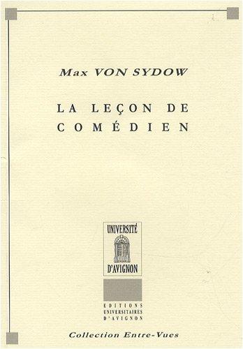 La leçon de comédien