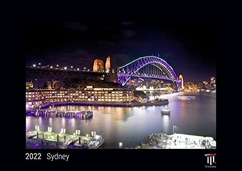 Sydney 2022 - Black Edition - Timokrates Kalender, Wandkalender, Bildkalender - DIN A3 (42 x 30 cm)