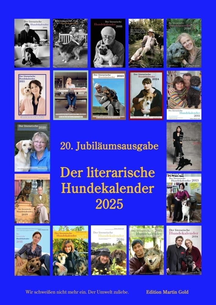 Der literarische Hundekalender 2025: Literarischer Wochenkalender