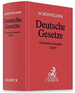 Deutsche Gesetze Gebundene Ausgabe I/2019: Rechtsstand: 15. Januar 2019 (Beck'sche Textausgaben)