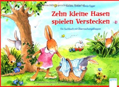 Zehn kleine Hasen spielen Verstecken