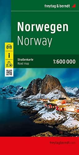 Norwegen, Straßenkarte 1:600.000, freytag & berndt (freytag & berndt Auto + Freizeitkarten)