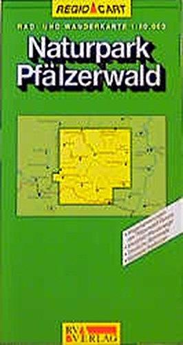 Naturpark Pfälzerwald: Wander- und Strassenkarte mit den Wegemarkierungen des Pfälzerwald-Vereins. 1:50000