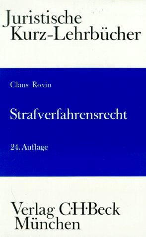 Strafverfahrensrecht. Ein Studienbuch