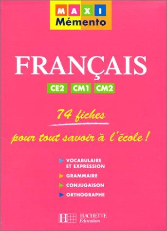 Français, CE2, CM1, CM2