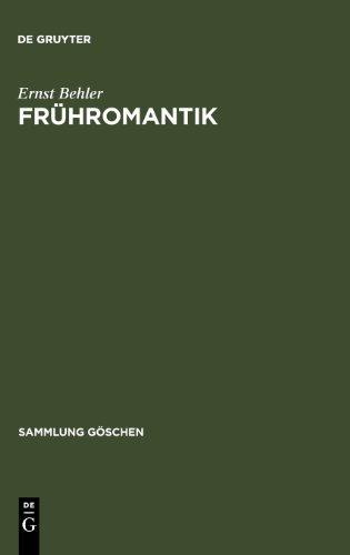 Frühromantik. (Sammlung Göschen)