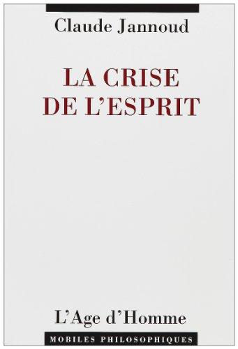 La crise de l'esprit