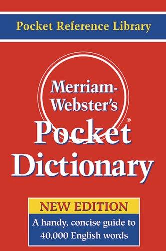 Merriam-Webster's Pocket Dictionary