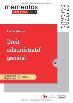 Droit administratif général : 2022-2023