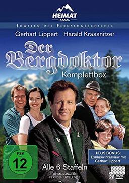 Der Bergdoktor - Heimatkanal Gesamtedition (Alle 6 Staffeln / 95 Folgen) - Fernsehjuwelen [28 DVDs]