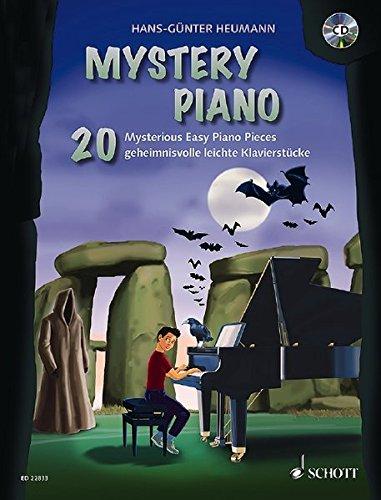 Mystery Piano: 20 Mysterious Easy Piano Pieces. Klavier. Ausgabe mit CD.