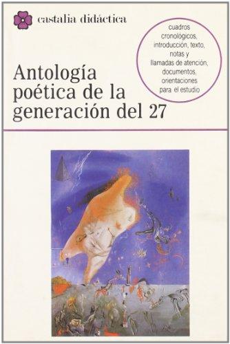 Antología poética de la generación del 27 (Castalia Didactica)