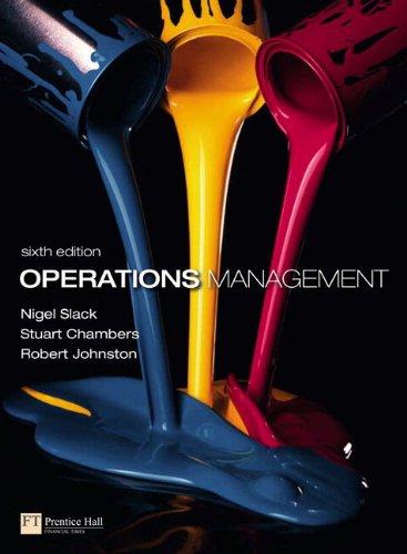 Operations Management. Online Course Pack: Operations Management