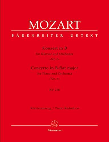 MOZART - Concierto para Piano nº 6 (K.238) en Sib Mayor para 2 Pianos a 4 manos (Urtext) (Woodfull)