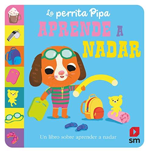 La perrita Pipa aprende a nadar