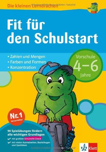 Die kleinen Lerndrachen: Fit für den Schulstart. Zahlen und Mengen - Formen und Farben - Konzentration: 90 Spielübungen fördern alle wichtigen Grundlagen. Vorschule 4 - 6 Jahre