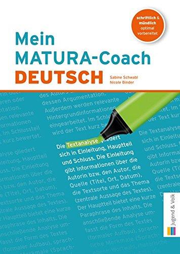 Mein MATURA-Coach: Deutsch