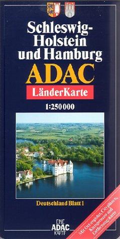 ADAC Karte, Schleswig-Holstein und Hamburg