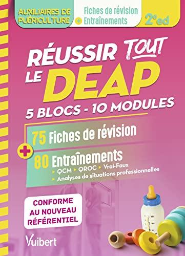 Réussir tout le DEAP : 5 blocs, 10 modules : 75 fiches de révision + 80 entraînements