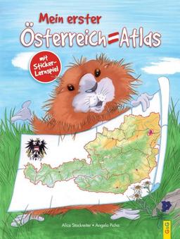 Mein erster Österreich-Atlas mit Sticker-Lernspiel