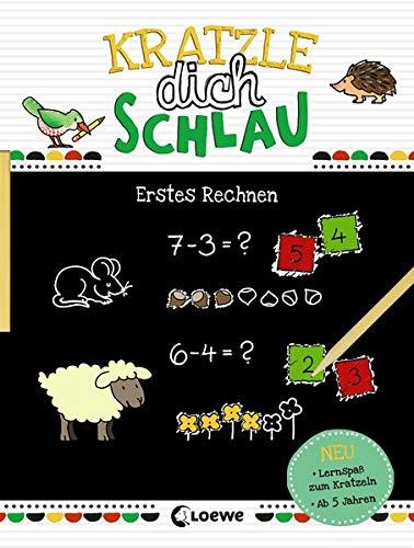 Kratzle dich schlau - Erstes Rechnen: Lernspiele und Übungen für Kindergarten und Vorschule - Für Mädchen und Jungen ab 5 Jahre