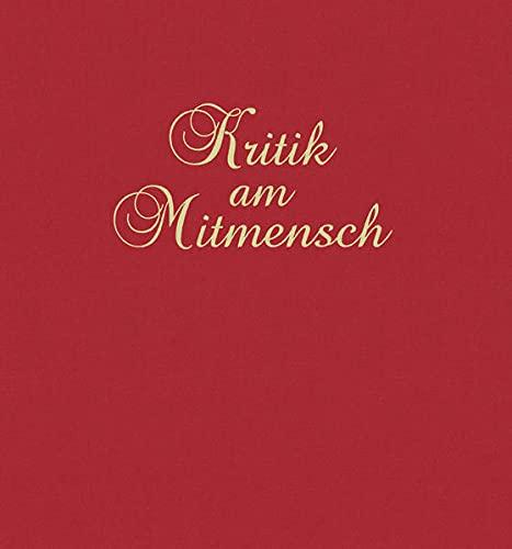 Kritik am Mitmensch