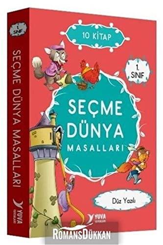 1. Sınıf Seçme Dünya Masalları - 10 Kitap: Düz Yazılı