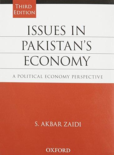 Issues in Pakistan's Economy: A Political Economy Perspective