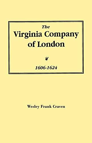 The Virginia Company of London, 1606-1624 (Guides for Genealogists, Family, and Local Historians)