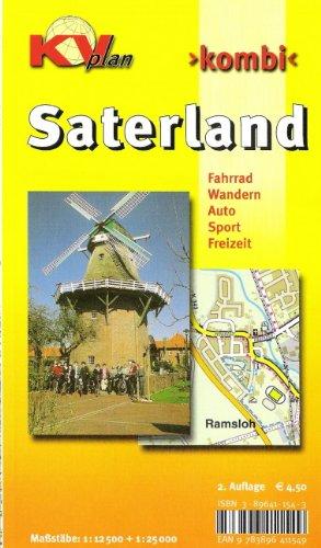 Barßel-Saterland 1:12500 Gemeindepläne mit Freizeitkarte 1:25000 incl. Radrouten und Wasserwanderwegen