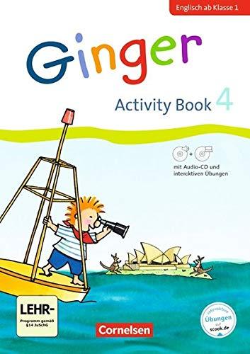 Ginger - Early Start Edition - Neubearbeitung: 4. Schuljahr - Activity Book mit interaktiven Übungen auf scook.de: Mit CD-ROM, Audio-CD, Minibildkarten und Faltbox