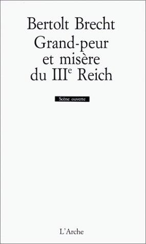 Grand peur et misère du IIIe Reich