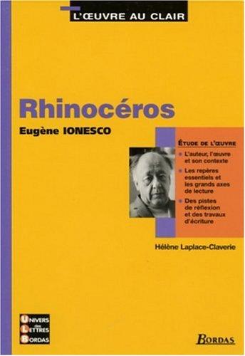 Rhinocéros, Ionesco