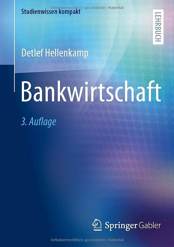 Bankwirtschaft (Studienwissen kompakt)