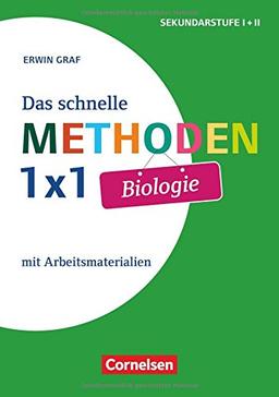 Fachmethoden Sekundarstufe I und II / Das schnelle Methoden-1x1 Biologie: Mit Arbeitsmaterialien. Buch