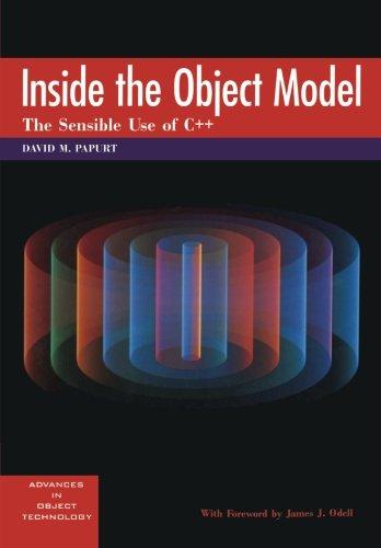 Inside the Object Model: The Sensible Use Of C++ (SIGS: Advances in Object Technology, Band 4)