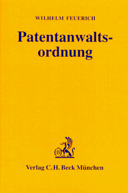 Patentanwaltsordnung. Mit der neuen Berufsordnung vom 21. April 1997