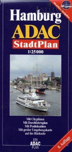 ADAC StadtPlan Hamburg 1:25 000: StadtInfo & Register: Umgebungskarte, Cityplan, Cityguide, Straßenregister mit Postleitzahlen. Stadtplan: GPS-genau