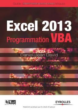 Excel 2013 : programmation VBA