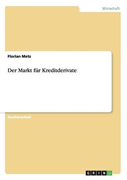 Der Markt für Kreditderivate