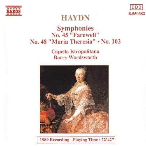 Haydn Sinfonien 45, 48 und 102 Wordsw