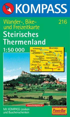 Steirisches Thermenland: Wander- und Bikekarte. GPS-genau. 1:50.000