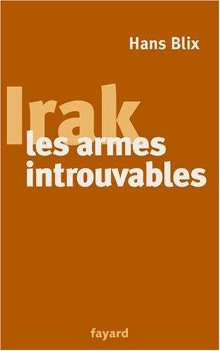 Irak, les armes introuvables