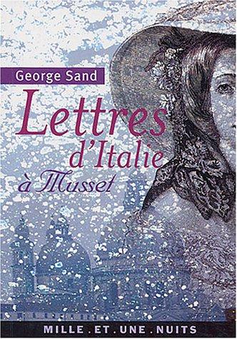 Lettres d'Italie à Musset