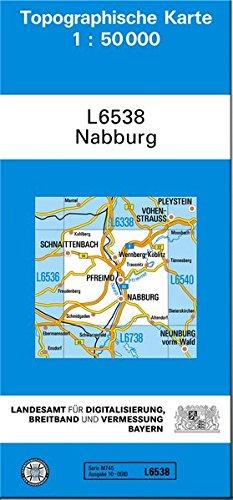 TK50 L6538 Nabburg: Topographische Karte 1:50000 (TK50 Topographische Karte 1:50000 Bayern)