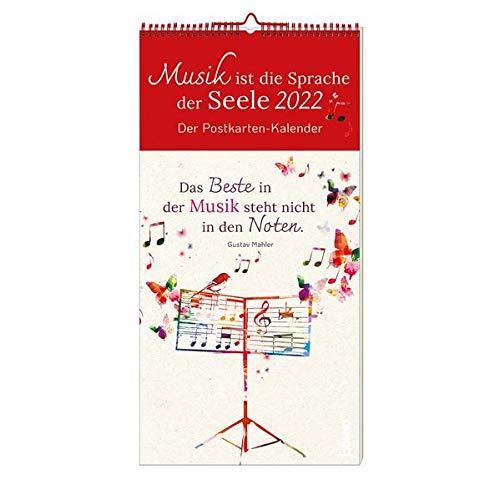 Musik ist die Sprache der Seele 2022: Der Postkarten-Kalender