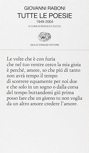 Tutte le poesie (1949-2004)